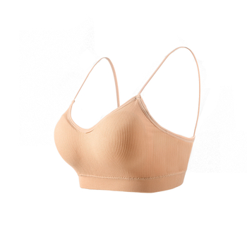 Kefei nailono liemenėlė/tubinis topas, Camisole stilius, Viršutinė palaikymo taurė, Vidutinė taurės forma, Krūtinės rišimas, Graži nugara, 2024 vasara