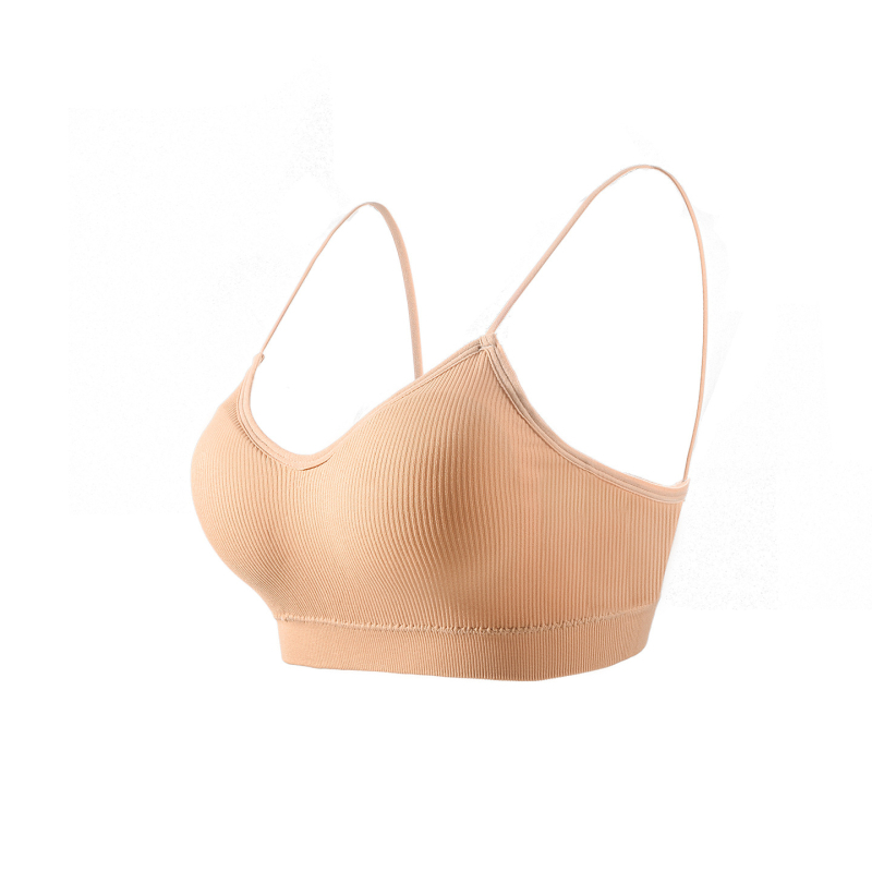 Kefei nailono liemenėlė/tubinis topas, Camisole stilius, Viršutinė palaikymo taurė, Vidutinė taurės forma, Krūtinės rišimas, Graži nugara, 2024 vasara