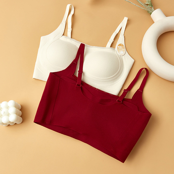 Nailoninė bandeau liemenėlė be petnešėlių, be siūlių, su plonai formuotais kaušeliais ir push-up palaikymu