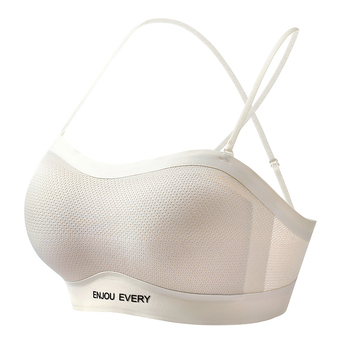 Felső nélküli, varrat nélküli melltartó, párnázott, 3/4 kosár, levehető dupla vállpántok, fő anyag: nylon, bélés: spandex <30%