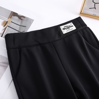 Панталони от велур за зима с подплата, плътна топла полиестерна смес, еластичен тесен силует