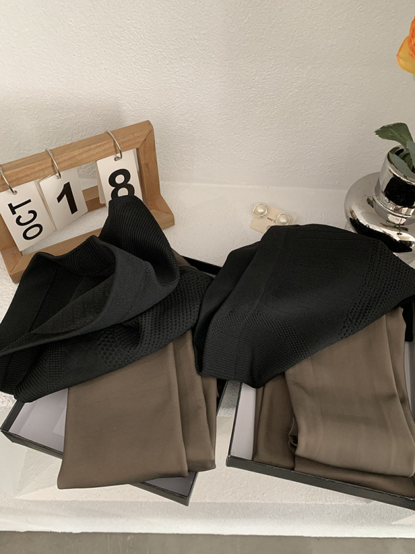 Чорапогащник едно парче от нейлон, плътна флис подплата, висока еластичност, тясно прилепване, зимна колекция 2025