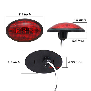 XY-011 3-LED oldalsó fény Ford F-150 pickuphoz — LED jelzőfény/indikátor fény