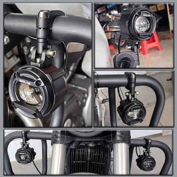 LED прожектор за мотоциклет с леща, 60W, 12V, 5A, алуминиева конструкция, GT20/GT20R