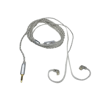 Nd 10-1 Garso kabelis, be deguonies vario šerdis, sidabru dengta viela, 2‑pin rankų pynimas, 0.78 mm