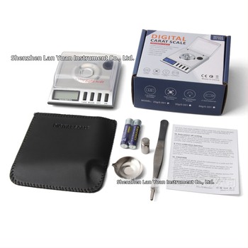 Digitalna vaga za nakit s visokorezolucijskim zaslonom, preciznost 0,001 g, kapaciteta 20 g, model Tsc01102, napajana baterijama AAA