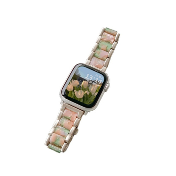 Metāla siksna Apple Watch ar salokāmu sprādzi, saderīga ar Apple Watch, zīmols Jin yi, moderns stils