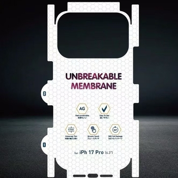 Hidrogel védőfilm iPhone 7 elő- és hátoldalára – matt, HD élesség, anti-ujjlenyomat, önjavítás