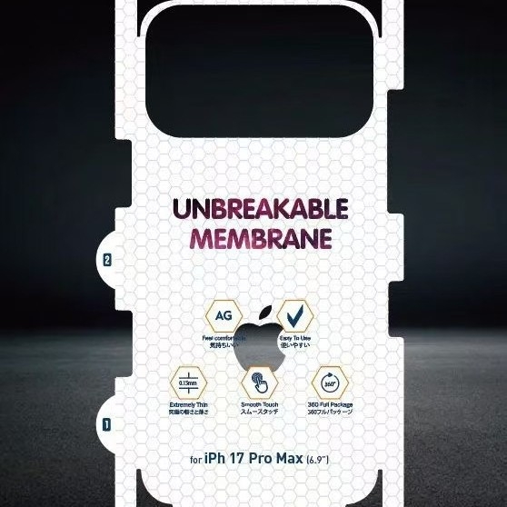 Hidrogel védőfilm iPhone 7 elő- és hátoldalára – matt, HD élesség, anti-ujjlenyomat, önjavítás