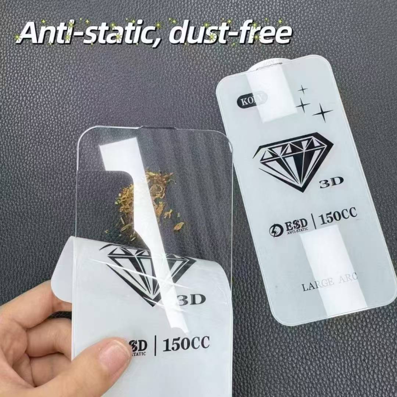 3D keret nélküli edzett üveg kijelzővédő iPhone 11–17 sorozathoz, magánéletvédő, porálló, HD, ujjlenyomatmentes