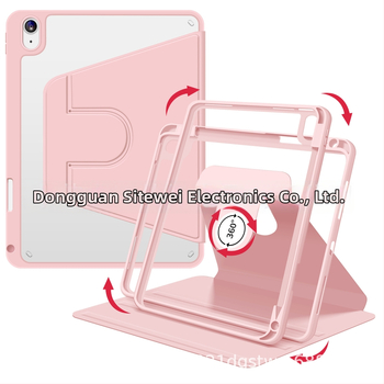 iPad Pro apsauginis dėklas su 360° pasukimu, įmontuotas stovas, PC medžiaga, miego funkcija, atsparus smūgiams, atsparus dilimui, kritimo apsauga, karšto presavimo danga