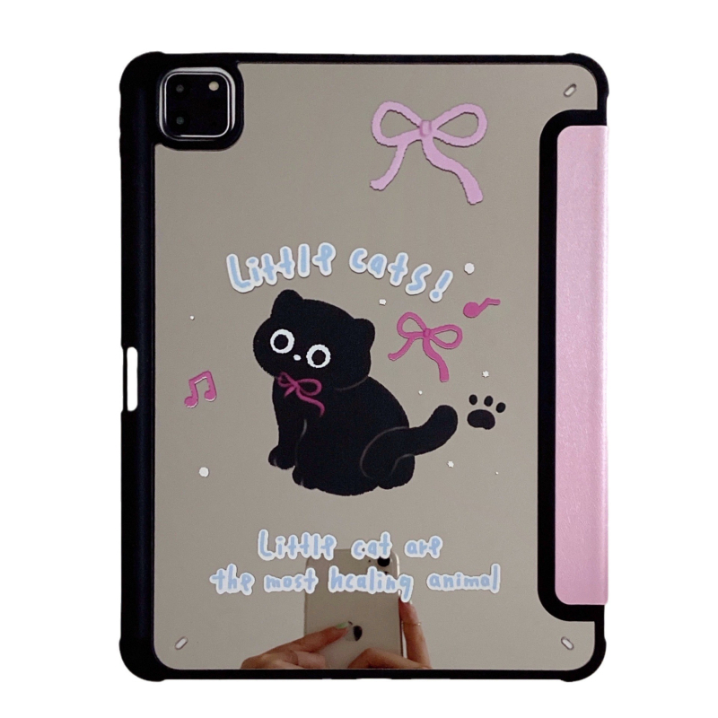 iPad apsauginis dėklas, TPU+PC, atsparus kritimui, miego funkcija, stilius Bracket/Cartoon