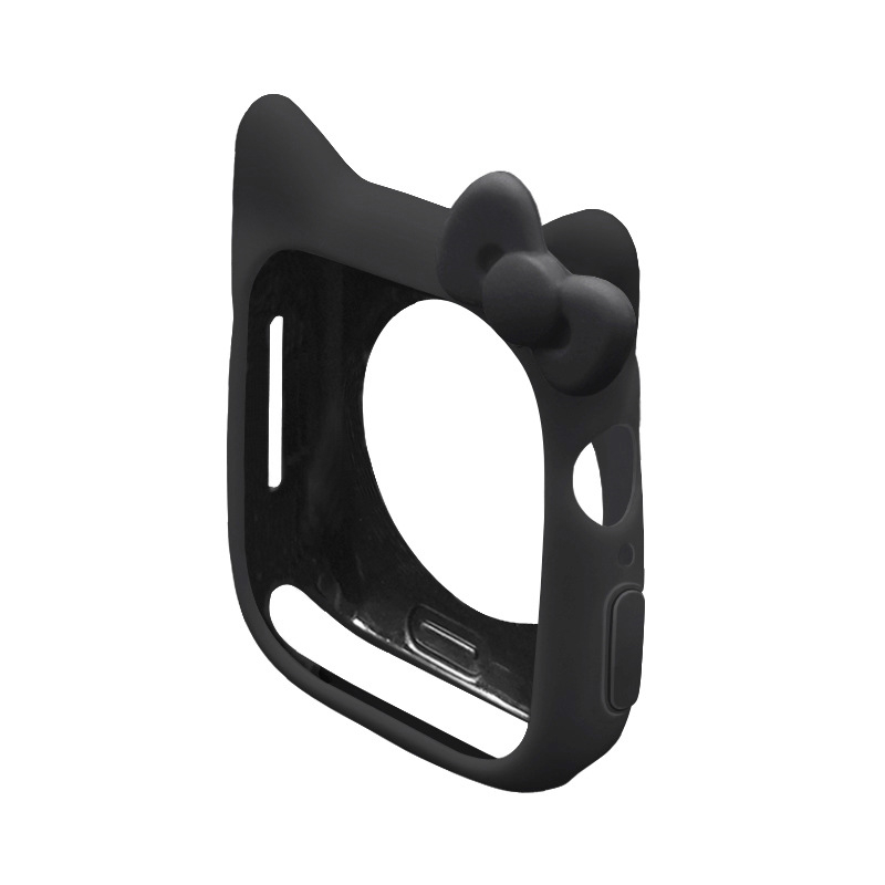 Kemoka Apple Watch ümbris Hello Kitty kujundusega, silikoon-TPU materjalist, ühilduv Apple Watchiga, kaal 4,5 g, väljaandmise aasta 2020