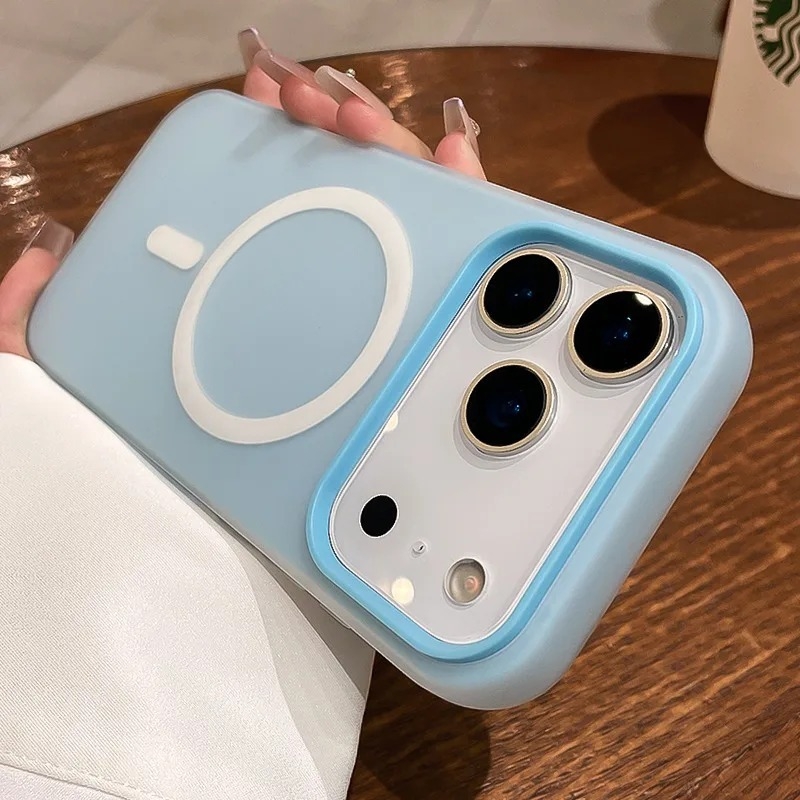 Telefonvédő tok matt felülettel és mágneses rögzítéssel, 2-in-1 kialakítás, TPU+PC, ütésálló