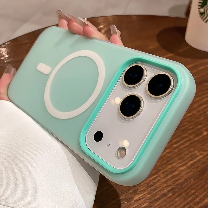 Telefonvédő tok matt felülettel és mágneses rögzítéssel, 2-in-1 kialakítás, TPU+PC, ütésálló