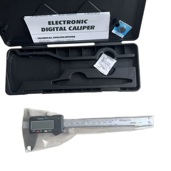 Цифров калипер с верниер, цифров дисплей, висока точност, компактен дизайн, за измерване на гривни