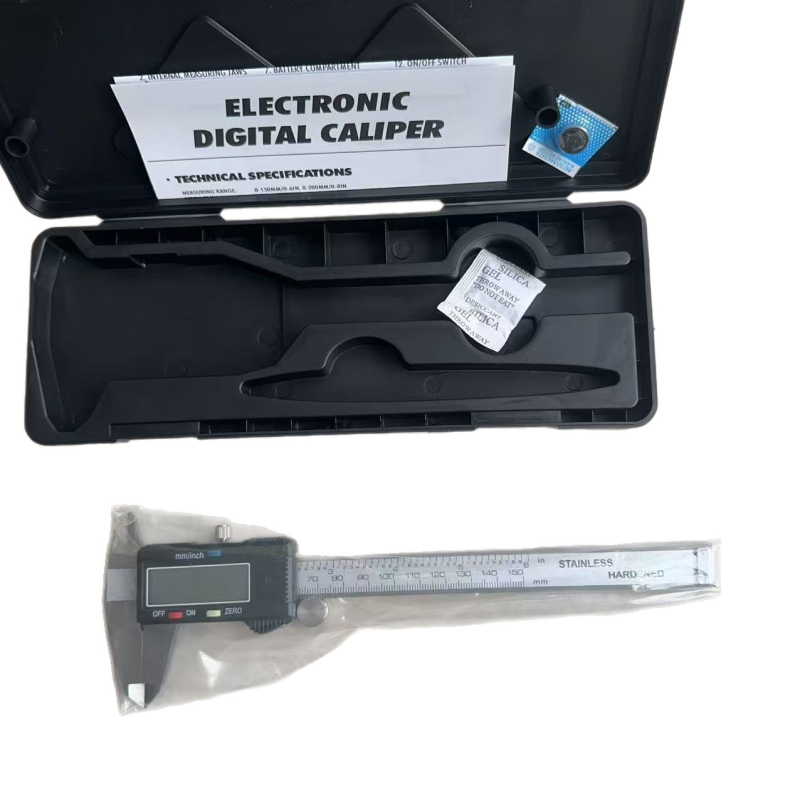 Цифров калипер с верниер, цифров дисплей, висока точност, компактен дизайн, за измерване на гривни