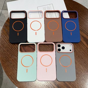 iPhone 16 Pro TPU tok matt textúrával, mágneses, ütésálló, csúszásmentes, ujjlenyomat-mentes