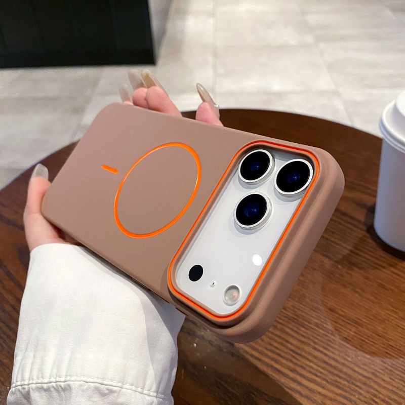 iPhone 16 Pro TPU tok matt textúrával, mágneses, ütésálló, csúszásmentes, ujjlenyomat-mentes