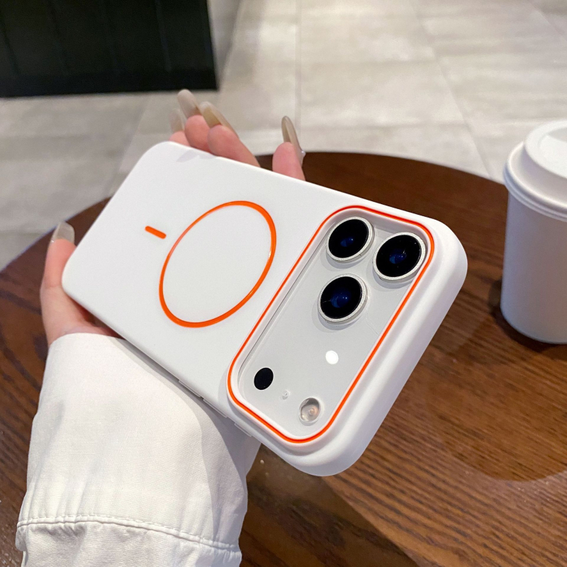 iPhone 16 Pro TPU tok matt textúrával, mágneses, ütésálló, csúszásmentes, ujjlenyomat-mentes