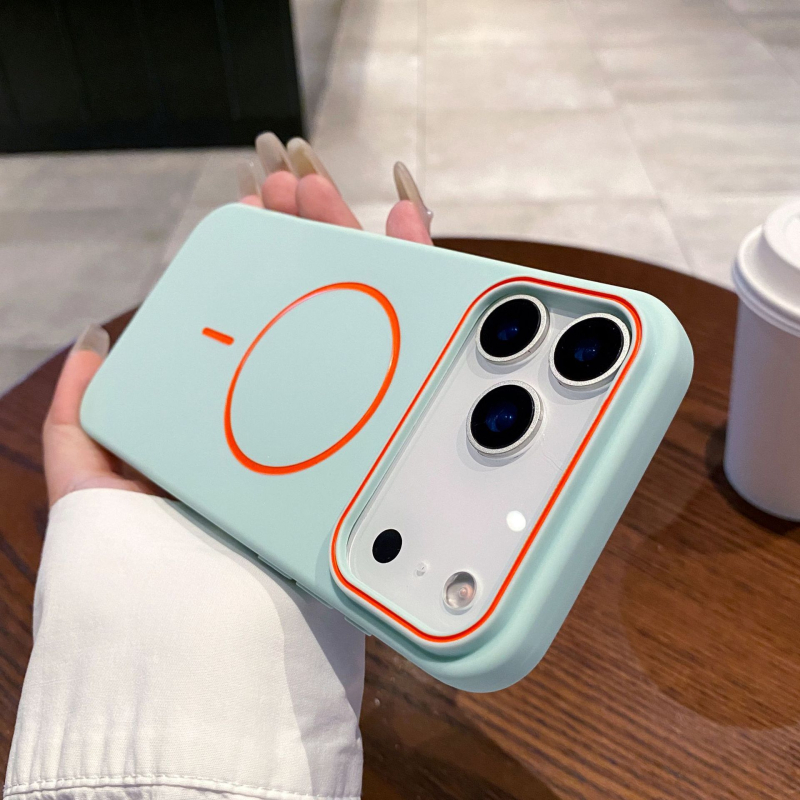 iPhone 16 Pro TPU tok matt textúrával, mágneses, ütésálló, csúszásmentes, ujjlenyomat-mentes