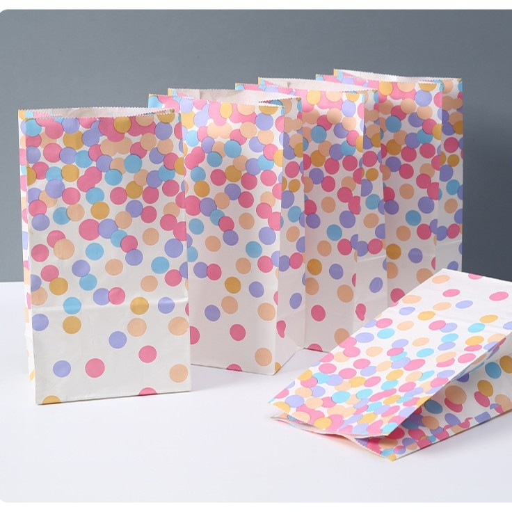 Gold Rock Kraft papīra dāvanu maisiņš ar kvadrātveida pamatni, universālai iepakošanai ar izdrukātu logotipu