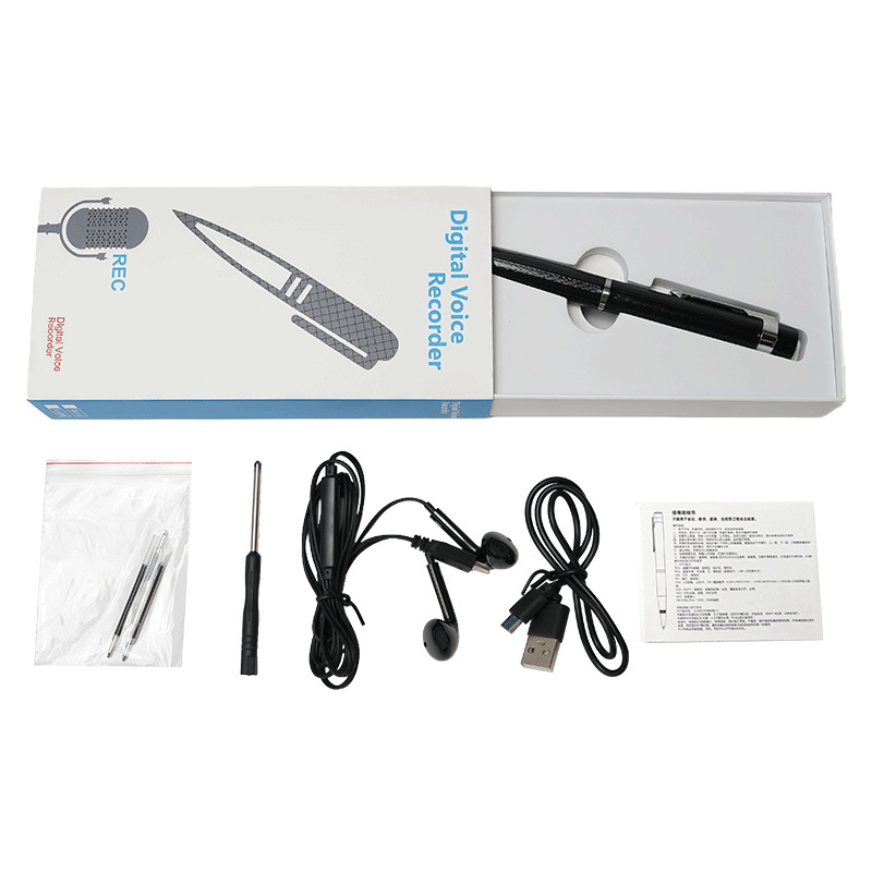 Prijenosni diktofon-pisalo, 5 sati snimanja, SD kartica pohrana, USB 2.0, HD zaslon