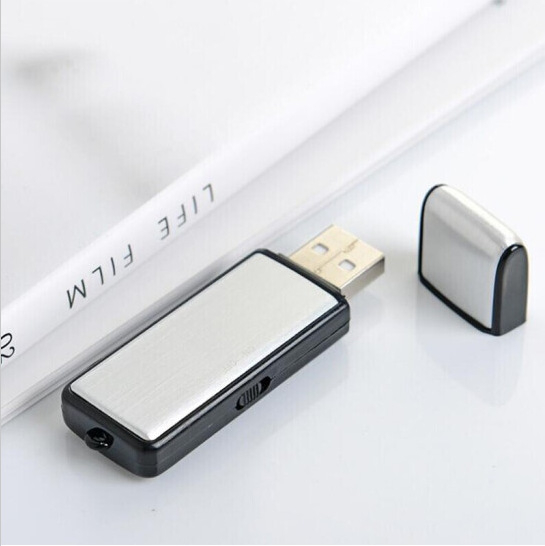 Stilou USB pentru înregistrare, 8GB memorie încorporată (înregistrare digitală, format MP3, 720 min, USB 3.0, reducere zgomot HD)