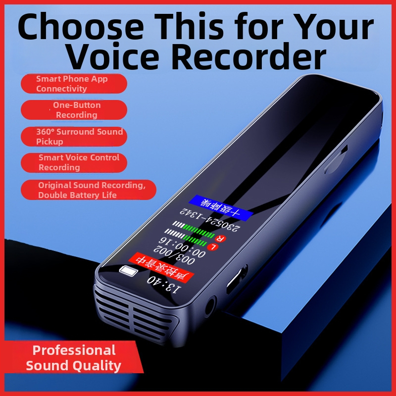 Pix de înregistrare cu Bluetooth, conversie voce în text, anulare zgomot HD, configurație cu două microfoane, până la 10 ore înregistrare.