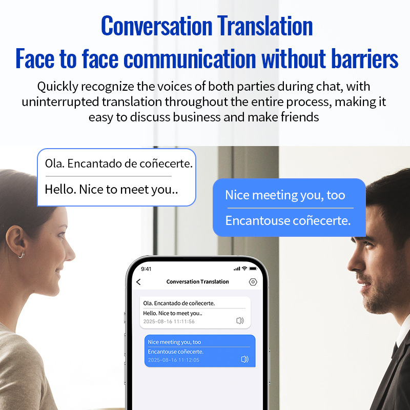 K3A Darba zīmes ierakstītājs - AI tulkojums uz tekstu, 12 stundu ieraksts, MP3/WMA/WAV formāti, 2 iebūvēti mikrofoni, USB 2.0