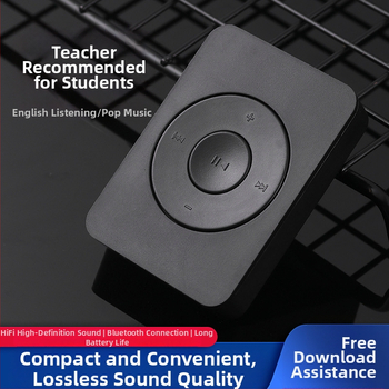 MP3-mängija sportimiseks ja jooksmiseks välise kõlaga – mudel U302, 150 mAh aku, 8 tunni taasesitust, ilma ekraanita