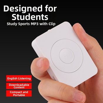 MP3-mängija sportimiseks ja jooksmiseks välise kõlaga – mudel U302, 150 mAh aku, 8 tunni taasesitust, ilma ekraanita