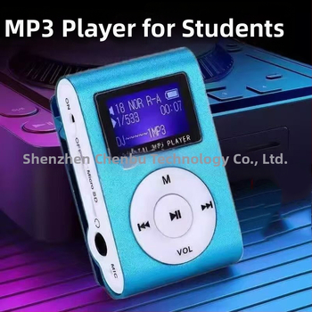 MP3 player με κλιπ, οθόνη 1,1 ιντσών 320×240, υποστήριξη TF κάρτας, FM ραδιόφωνο, ανάγνωση ηλεκτρονικών βιβλίων, μπαταρία 10 ωρών