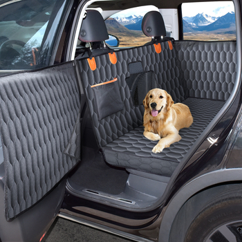 Hamak za psa u automobilu s bočnom ogradom na stražnjem sjedalu – prostirka za kućne ljubimce, poliester, marka Pet mi