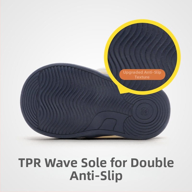 Bērnu platna kurpes ar Velcro aizdari, iekšējā neslīdoša gumijas zole, platnas augšdaļa, EVA stielka, kokvilnas odere, elpojošas, izšūti motīvi