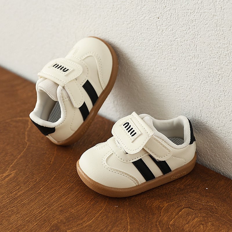 Beebide kõnnimise kingad — PU ülemine, hingavad, libisemisvastane tald, Velcro kinnitused, madal profiil