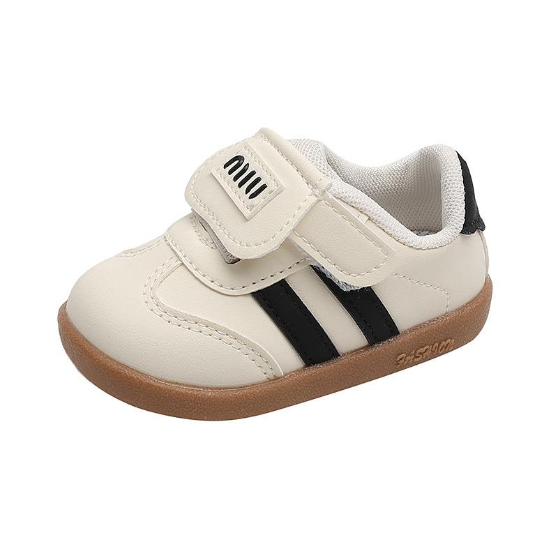 Beebide kõnnimise kingad — PU ülemine, hingavad, libisemisvastane tald, Velcro kinnitused, madal profiil