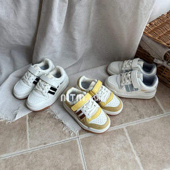 MTM mini Παιδικά Sneakers με παχιά σόλα, Unisex με Velcro, Άνω μέρος από Microfiber Leather, Καουτσούκ σόλα