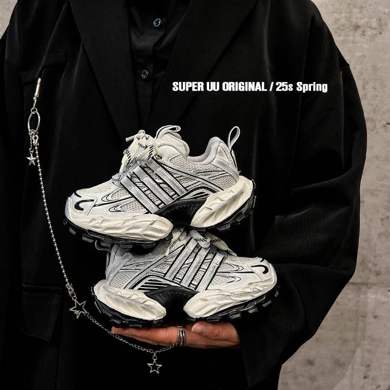 Dječje tenisice u korejskom stilu dad shoes, prozračne mrežaste tenisice, unisex, proljeće 2025