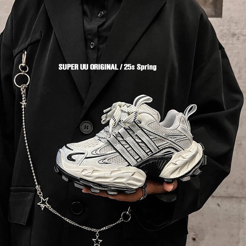 Dječje tenisice u korejskom stilu dad shoes, prozračne mrežaste tenisice, unisex, proljeće 2025