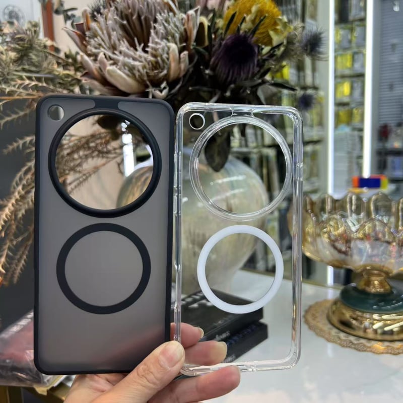 OPPO Find X8 Ultra / X8s+ husă transparentă magnetică mată pentru telefon — Material German Bayern; aderență magnetică; protecție la șoc; disipare căldură; antiamprentare