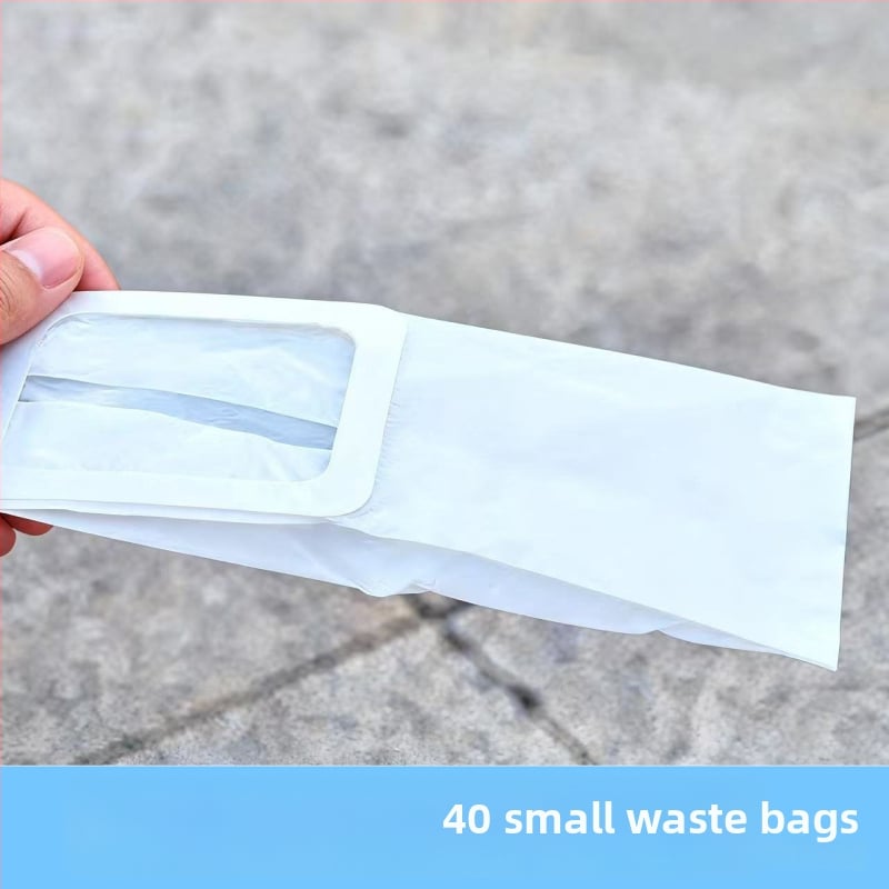 Alat za skupljanje psećeg izmeta za vanjsku upotrebu, klip za vrećicu, plastika, plosni otvor, uobičajene debljine