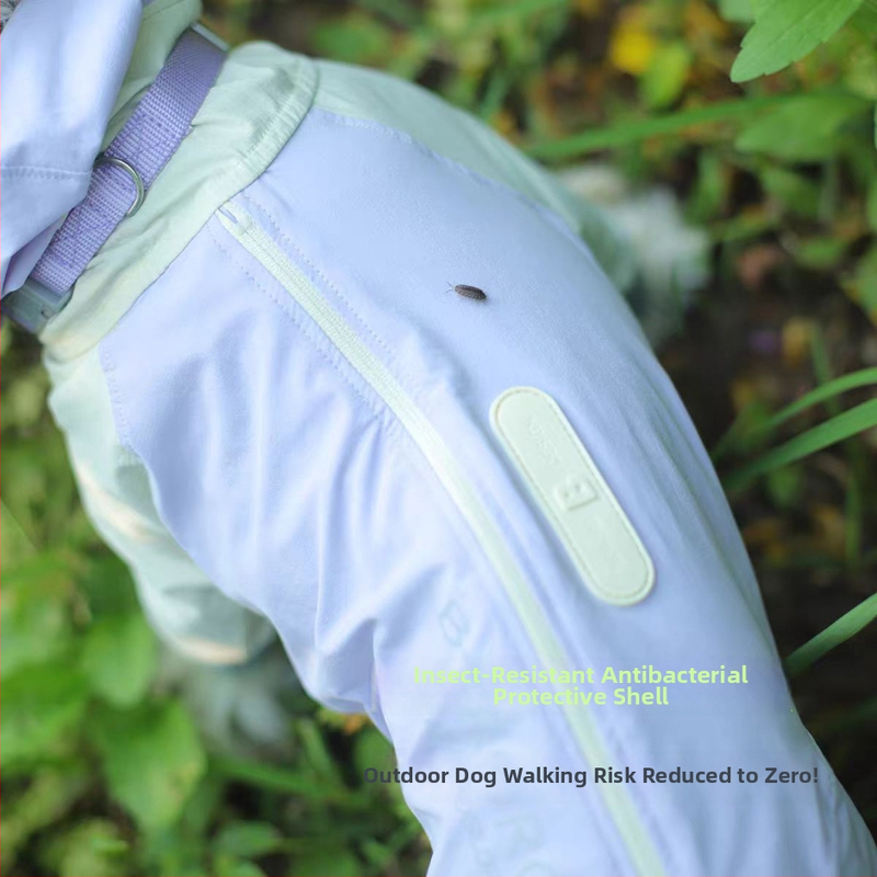 Suņa jaka, četrsezonu, neilons, regulējama, piemērota pavadiņai, soft-shell