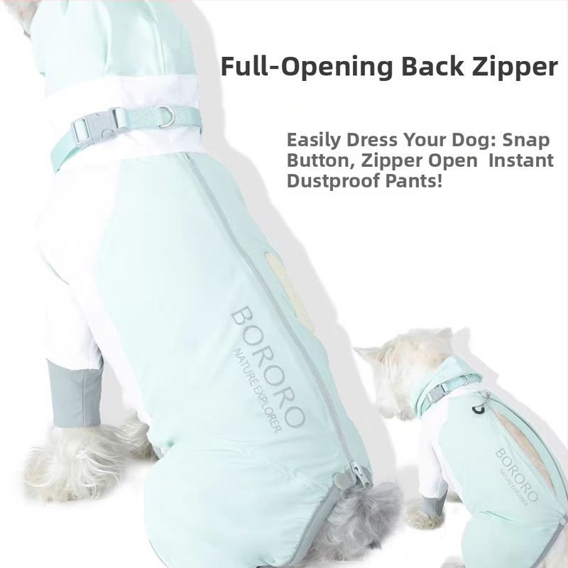 Suņa jaka, četrsezonu, neilons, regulējama, piemērota pavadiņai, soft-shell