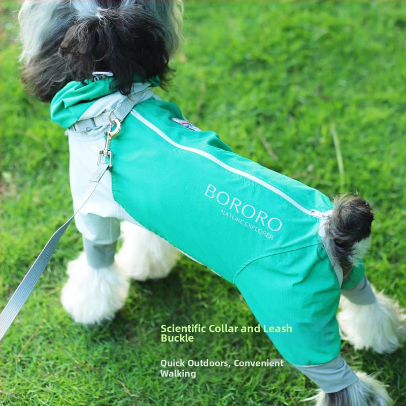 Suņa jaka, četrsezonu, neilons, regulējama, piemērota pavadiņai, soft-shell