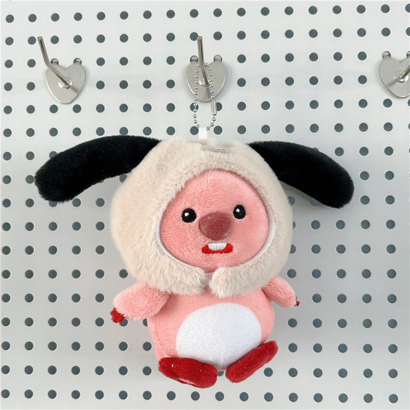 Dabro plišani privjesak – PP pamuk punjenje, mali privjesak, ključač ili modni dodatak za odjeću, uzrast 15–35 godina.