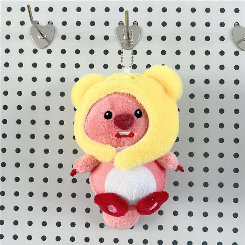 Dabro plišani privjesak – PP pamuk punjenje, mali privjesak, ključač ili modni dodatak za odjeću, uzrast 15–35 godina.