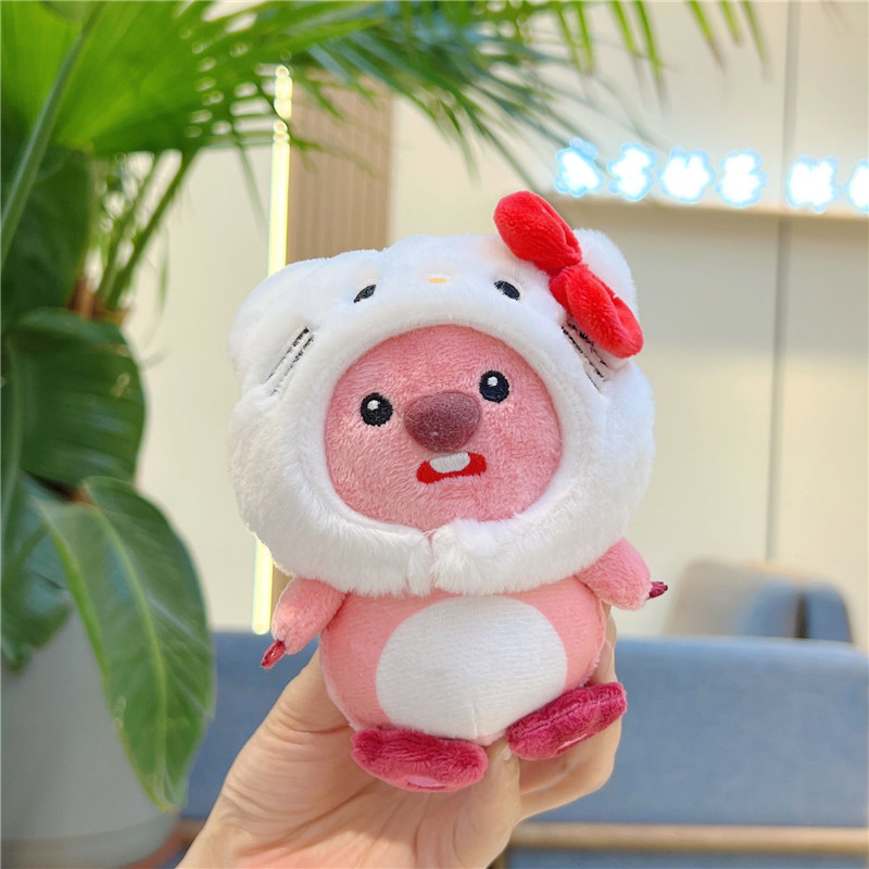 Dabro plišani privjesak – PP pamuk punjenje, mali privjesak, ključač ili modni dodatak za odjeću, uzrast 15–35 godina.