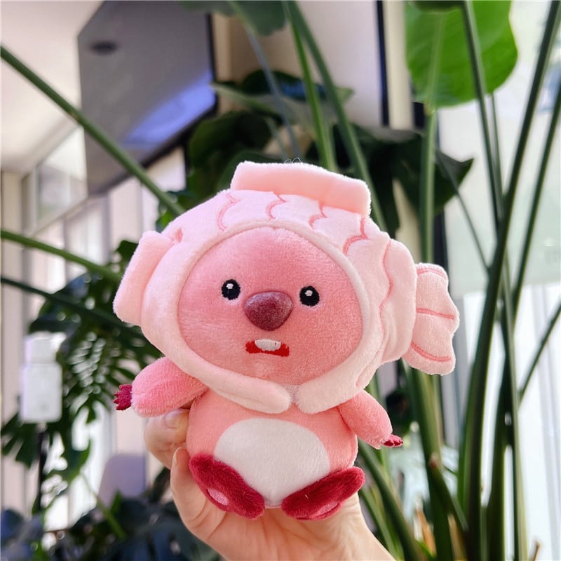 Dabro plišani privjesak – PP pamuk punjenje, mali privjesak, ključač ili modni dodatak za odjeću, uzrast 15–35 godina.