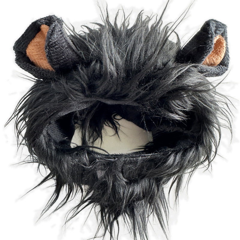 Augintinių kepurė-peruka – kačiukams ir šunims, miela karikatūrinė transformacija; medžiaga: dirbtinė pūka; pynimo tipas: plokščias pynimas; apdirbimas: tie-dye; sezonos: keturios metų laikai